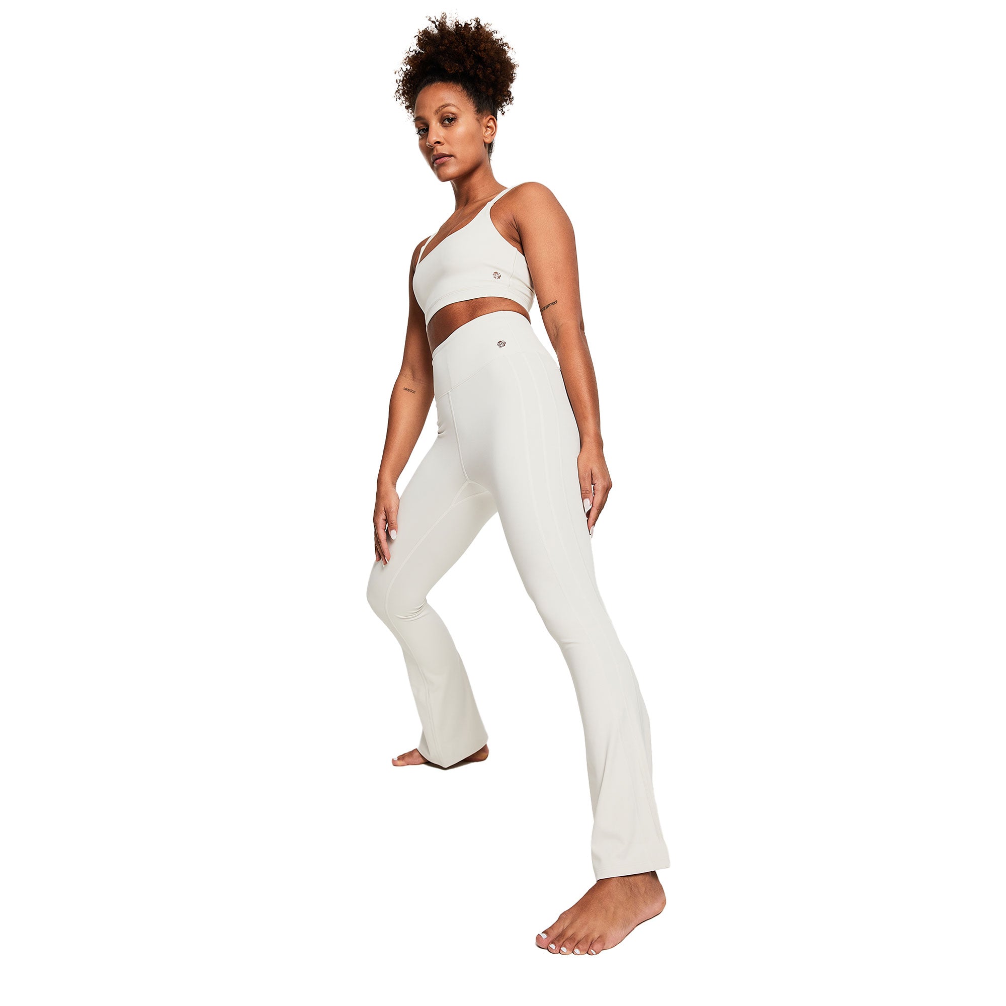GODDESS HIGH-RISE FLARE LEGGING FULL LENGTH COCONUT