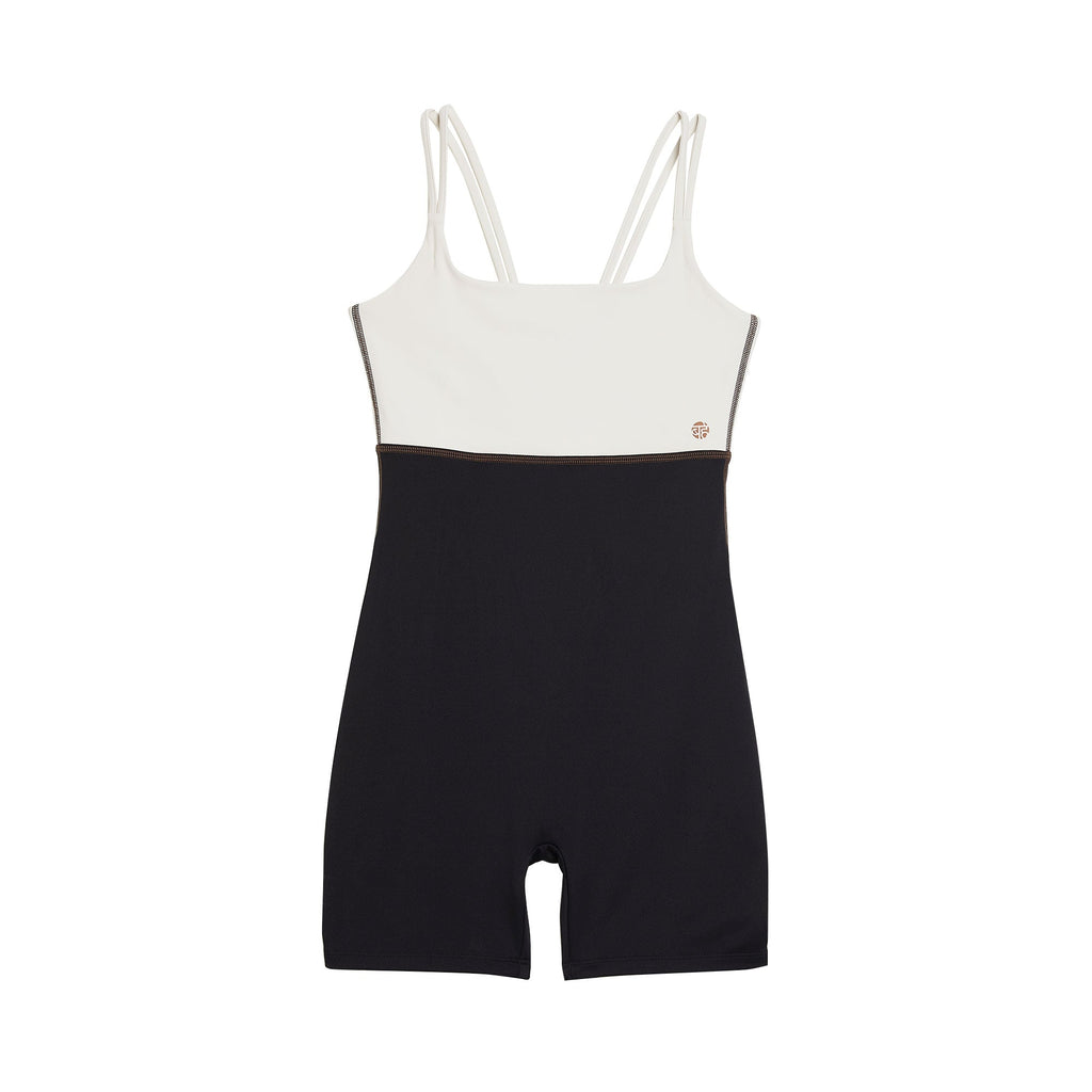 SUPERFLEXI SHORT ONESIE 5" COCONUT/BLACK